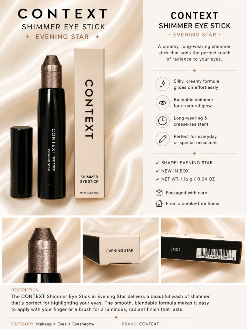 CONTEXT Shimmer Eye Stick – Evening Star